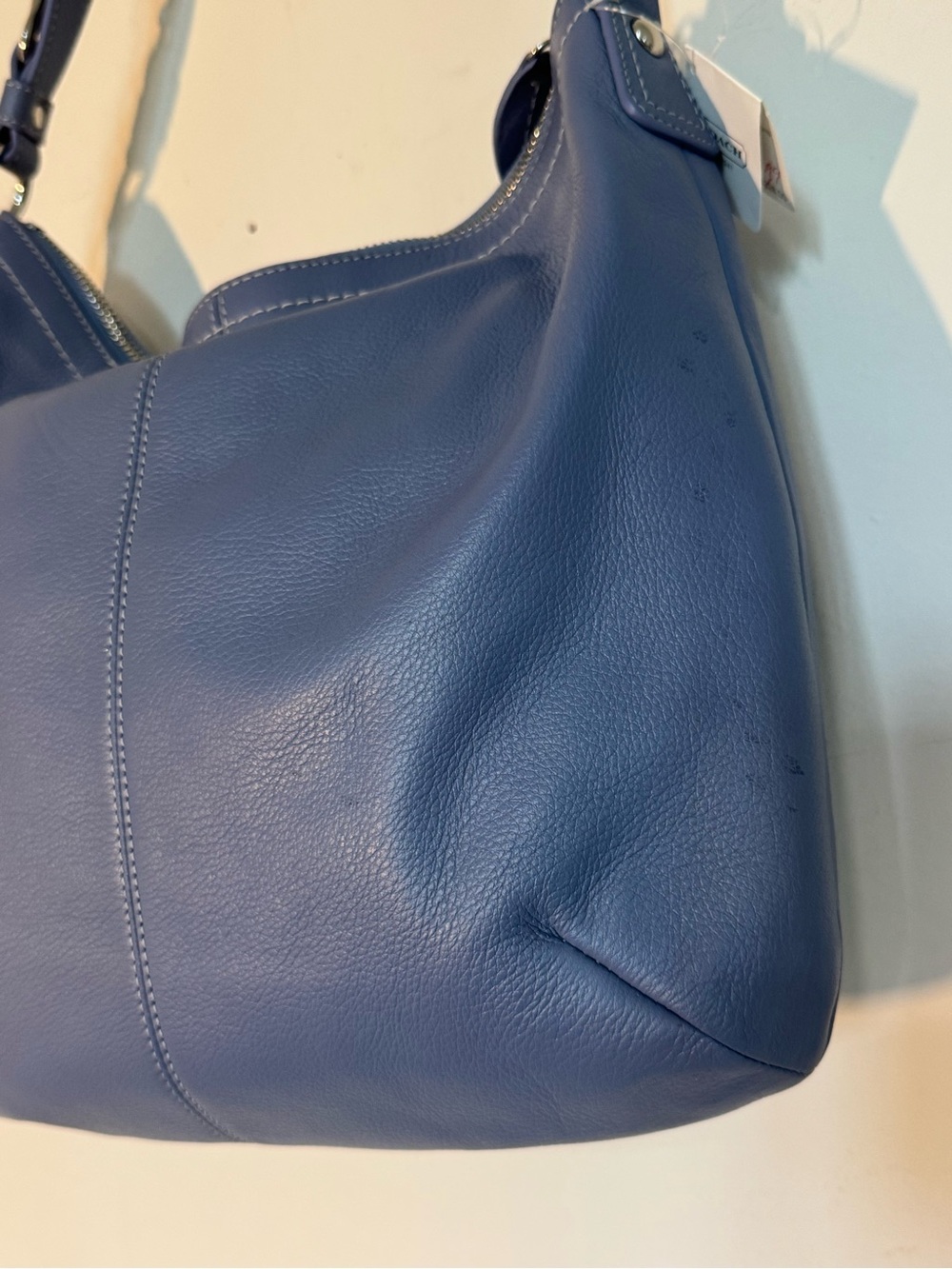 Coach Penelope Leather Convertible Shoulder Bag Cornflower Blue NWT F19045 - Picture 10 of 10